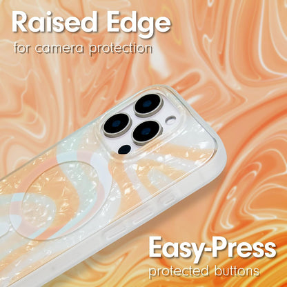 Phone Case for iPhone 16 Pro Max | Compatible with MagSafe | 10ft Drop Tested | Lemon Gingham - Colors B