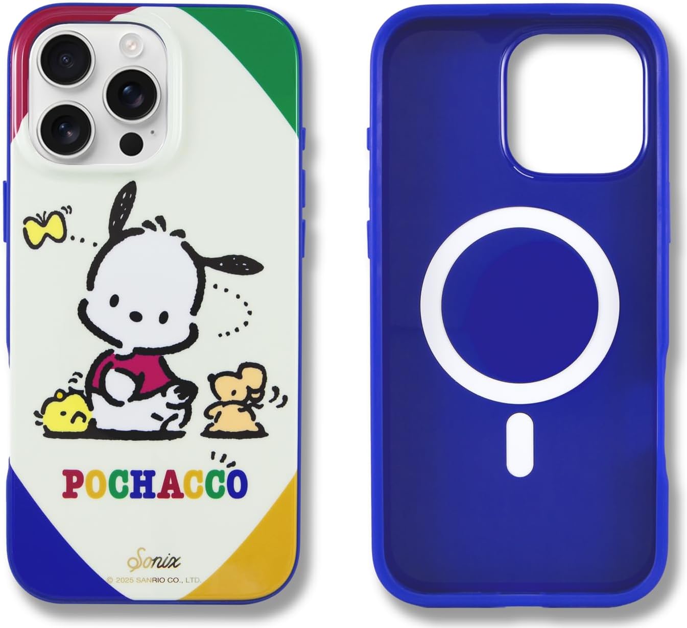 Phone Case for iPhone 16 Pro Max | Compatible with MagSafe | 10ft Drop Tested | Lemon Gingham - Colors B