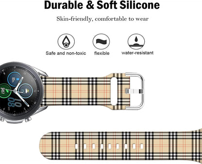 Cartoon Watch Bands Compatible with Samsung Galaxy Watch 46mm/ Galaxy Watch 3 45mm/Samsung Gear S3 Frontier/Classic Strap,Soft Silicone 22mm Replacement Wristband Sport Strap for Men Women.