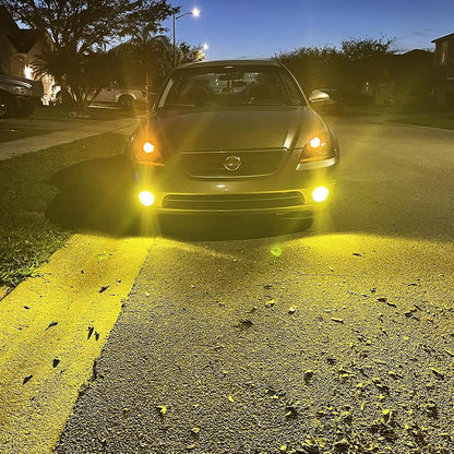 9006 Yellow Fog Light Bulbs 3800 Lumens Super Bright HB4 9006LL LED Bulb Replacement for Car Truck SUV Fog Lights or DRL Lamps, 3000K Golden Yellow, Pack of 2