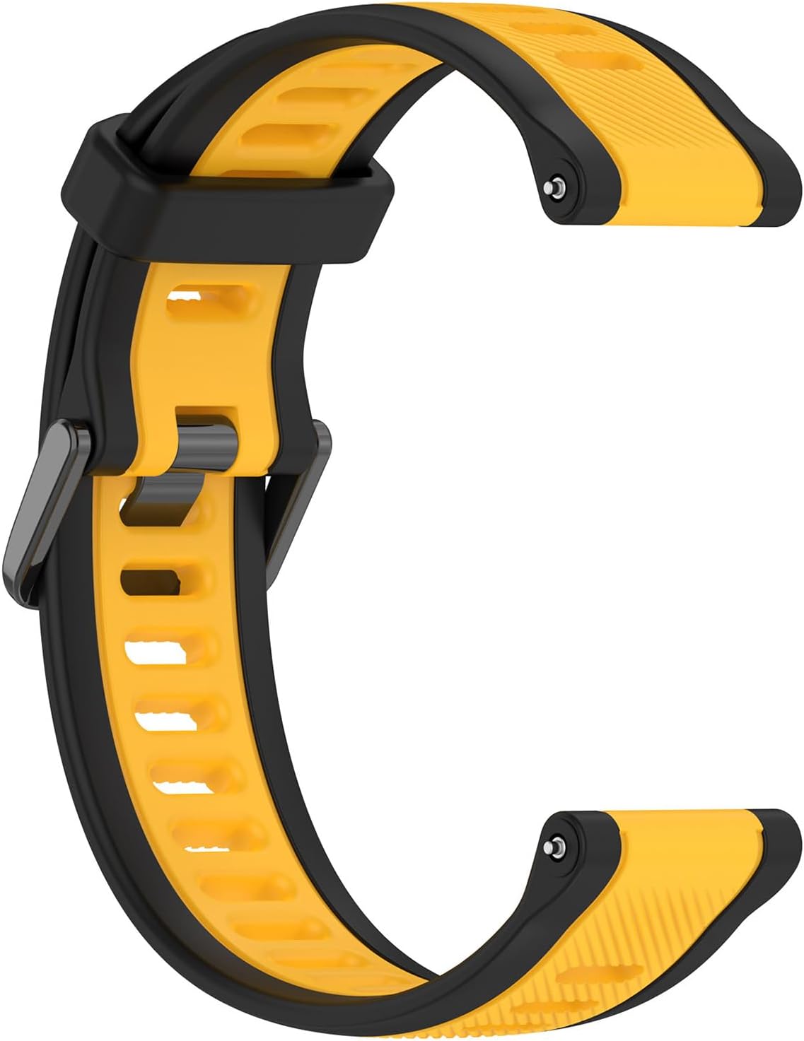 Compatible with Garmin Forerunner 165 Bands, 20mm Silicone Replacement Strap for Garmin Vivoactive 5 / Forerunner 55, 245, 645 Music Smartwatch