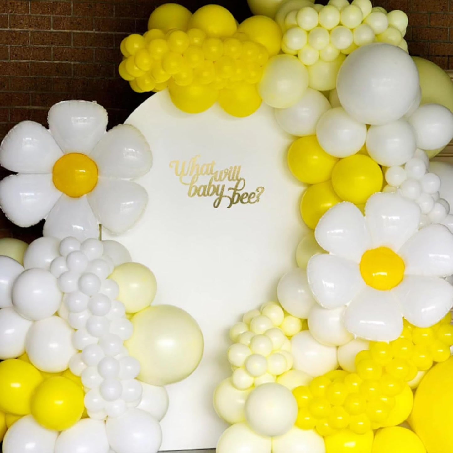 122pcs Yellow Latex Balloons in 18 12 10 5 inches | Baby Shower, Wedding, Birthday Party Decorations