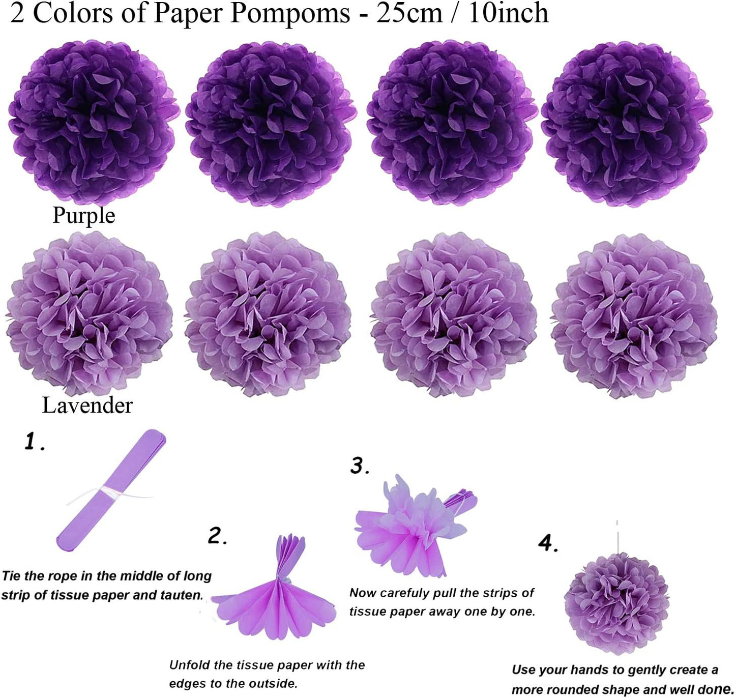 Party Decoration, 21 Pcs Yellow Hanging Paper Fans Pom Poms Flowers, Garlands String Polka Dot and Triangle Bunting Flags for Minnie Mouse Birthday Parties Baby Showers Wedding