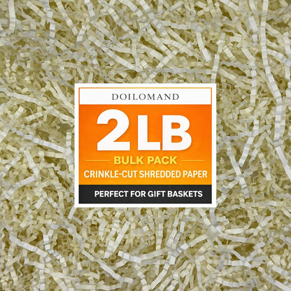 Pastel Yellow Crinkle Cut Paper Shred Filler, 5oz Decorative Gift Basket Filler, Cushioning Packing Material for Gift Boxes, Bags, DIY Crafts, Party Supplies & Shipping Protection