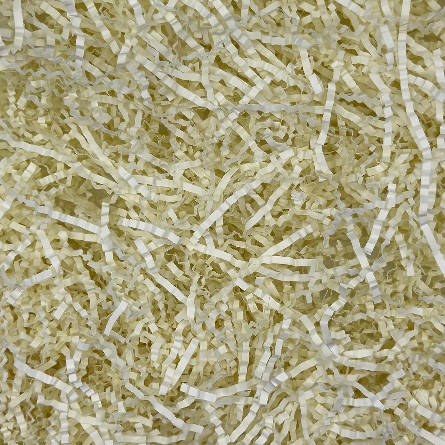 Pastel Yellow Crinkle Cut Paper Shred Filler, 5oz Decorative Gift Basket Filler, Cushioning Packing Material for Gift Boxes, Bags, DIY Crafts, Party Supplies & Shipping Protection