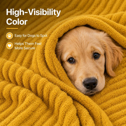 BATTILO Fluffy Soft Yellow Throw Blanket, Fuzzy Plush Mustard Knit Throw Blankets, Warm Lightweight Cozy Blanket for Couch, Bed, Sofa, Home Decor, 50"x60"