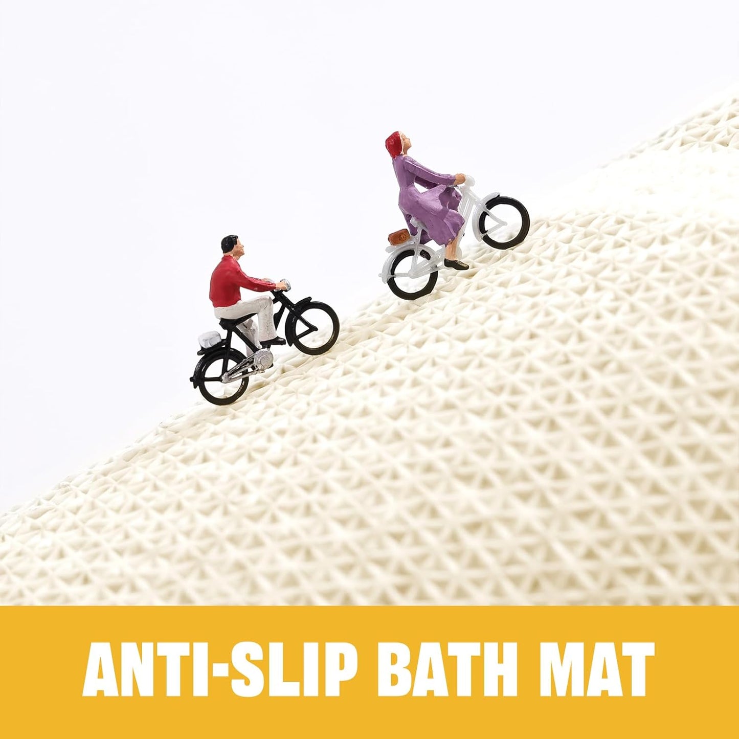 Yellow Bathroom Rugs Cute Flower Bath Mat for Women Small Absorbent Non Slip Bath Rug Soft Microfiber Washable Bath Mat for Bathroom Floor, Shower, Bathtub