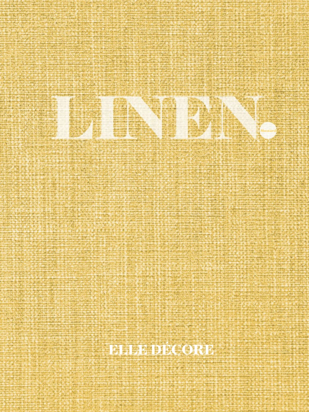Mustard Yellow Burlap - Decorative Coffee Table or Shelf Display Book with a Rich, Ochre Linen Theme Aesthetic: Accent Decor Books - Ideal for ... | Minimal Internal Layouts (Fabrics de Mode)