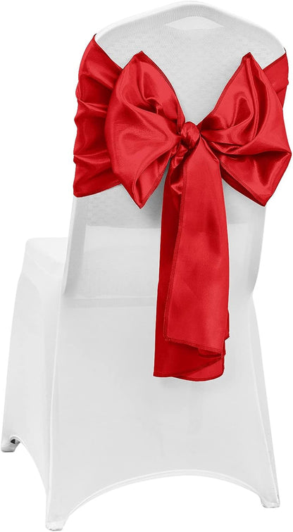 4-Pack Yellow Satin Table Runner 12 x 108 Inch Long Bright and Smooth Silk Fabric Table Runner for Wedding Banquet Birthday Party Decoration