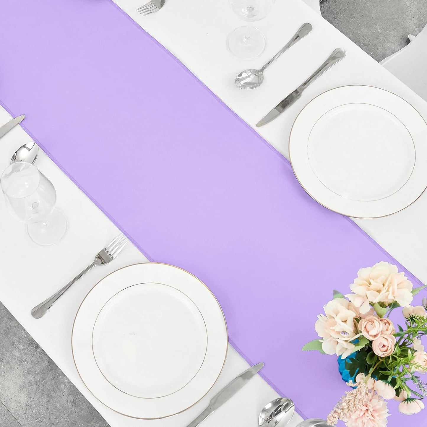 4-Pack Yellow Satin Table Runner 12 x 108 Inch Long Bright and Smooth Silk Fabric Table Runner for Wedding Banquet Birthday Party Decoration
