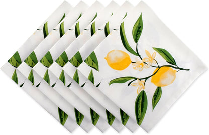Lemon Bliss Tabletop Collection, Napkin Set, 6 Piece