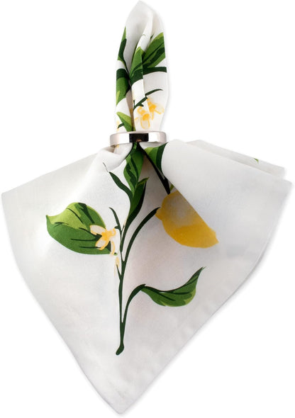 Lemon Bliss Tabletop Collection, Napkin Set, 6 Piece