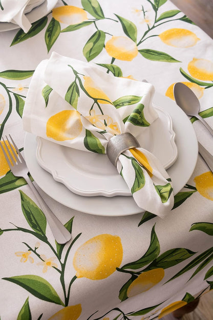 Lemon Bliss Tabletop Collection, Napkin Set, 6 Piece