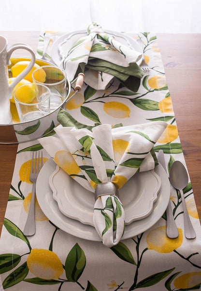 Lemon Bliss Tabletop Collection, Napkin Set, 6 Piece