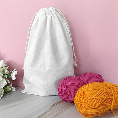 20Pcs Cotton Muslin Bags,White Large Lightweight Gift Bags Breathable Pouches with Drawstring Reusable Packing Storage Bags for Wedding, Party, Birthday (8x12inch)