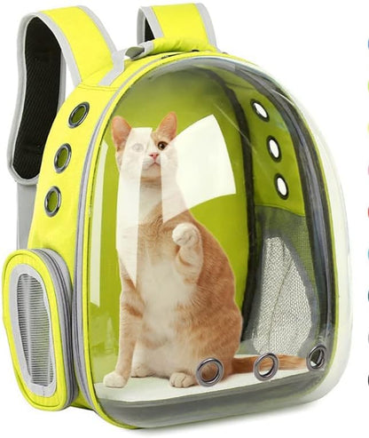 Soft Cat Carrier Backpack with Hole- Lightweight Dog Bag Carrier for Pets, Breathable Hard Cat Carrier for Travel