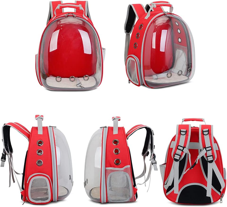 Soft Cat Carrier Backpack with Hole- Lightweight Dog Bag Carrier for Pets, Breathable Hard Cat Carrier for Travel
