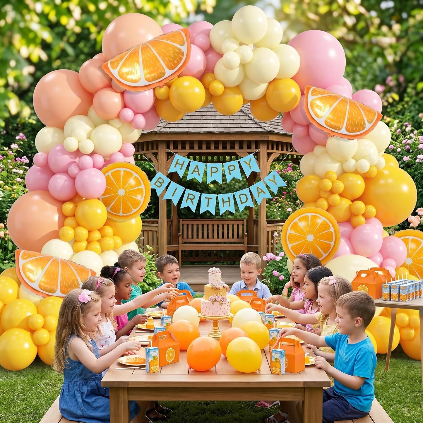 400pcs Lemon Balloon Garland Arch Kit 18 12 10 5 Inch with Pastel Yellow Light Pink Balloons for Graduated Lemon Decor Birthday Baby Shower Wedding Bridal Lemonade Party Decorations