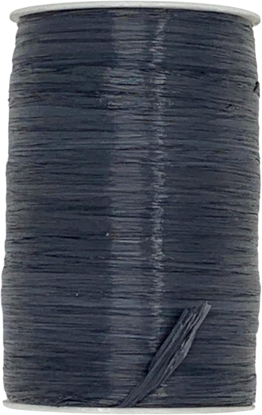 Matte Rayon Raffia Ribbon, 32 Colors Available, 1/4 Inch x 100 Yards (300 Feet), for Crafts, Home Decorations, Gift Box Packing, Wedding Decorations, Florist Bouquet, Christmas (Yellow)