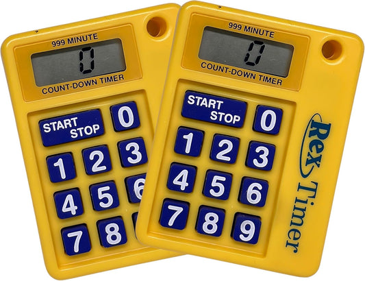 Kitchen Timer, 999 Minutes, Yellow, Magnetic, Productivity Timer