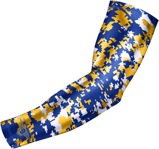 Compression Arm Sleeve - Youth & Adult Sizes - Baseball Football Basketball Sports (1 Arm Sleeve)