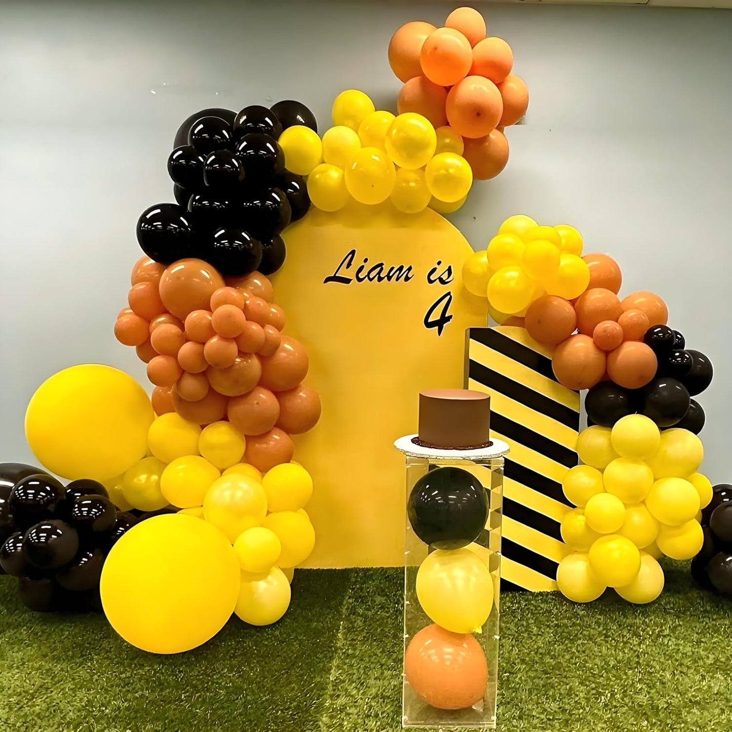 100pcs 12inch Yellow Balloons with Yellow Latex Balloons and Ribbon | Birthday, Baby Shower, Wedding, Birthday Party Decorations