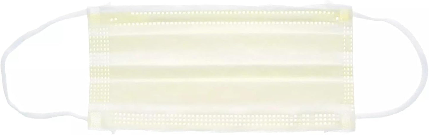 ™ AT70021 Level 1 Procedure Mask, Ear Loops, Yellow, Box of 50