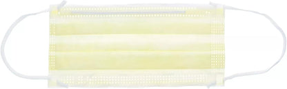 ™ AT70021 Level 1 Procedure Mask, Ear Loops, Yellow, Box of 50