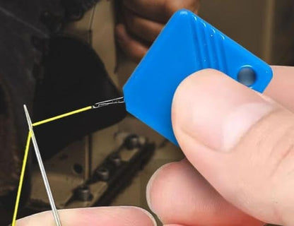 Automatic Needle Threaders for Hand Sewing, 2025 Upgrade Embroidery Floss, Sewing Machine Needle Threader, Sewing Supplies Tool, Fits All Needle Sizes (10, Yellow)