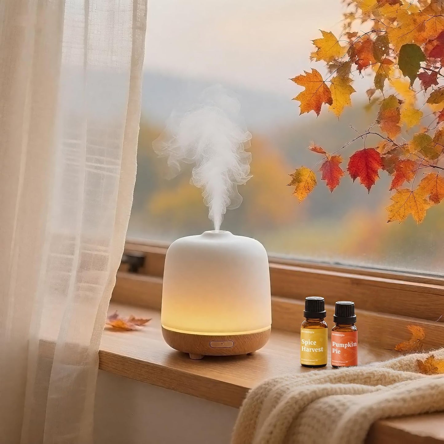 Diffuser Fragrance Oils, Essential Oils for Diffusers for Home, 6x10ml Fresh Home Set, Clean Scents for Candle Soap Making, Dryer Ball, Fresh Linen, Crisp Breeze, Fresh Laundry, Lemon