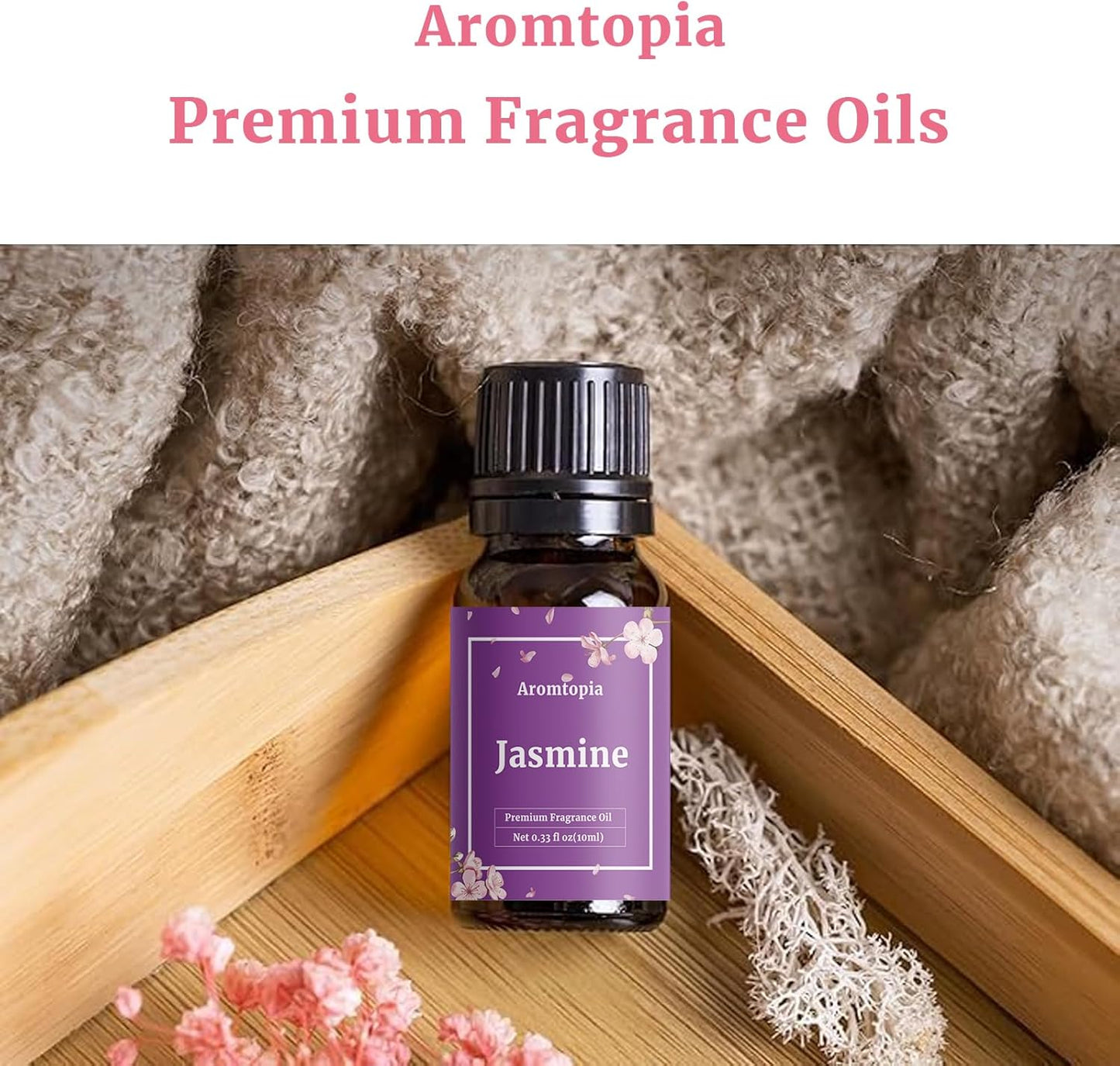 Diffuser Fragrance Oils, Essential Oils for Diffusers for Home, 6x10ml Fresh Home Set, Clean Scents for Candle Soap Making, Dryer Ball, Fresh Linen, Crisp Breeze, Fresh Laundry, Lemon