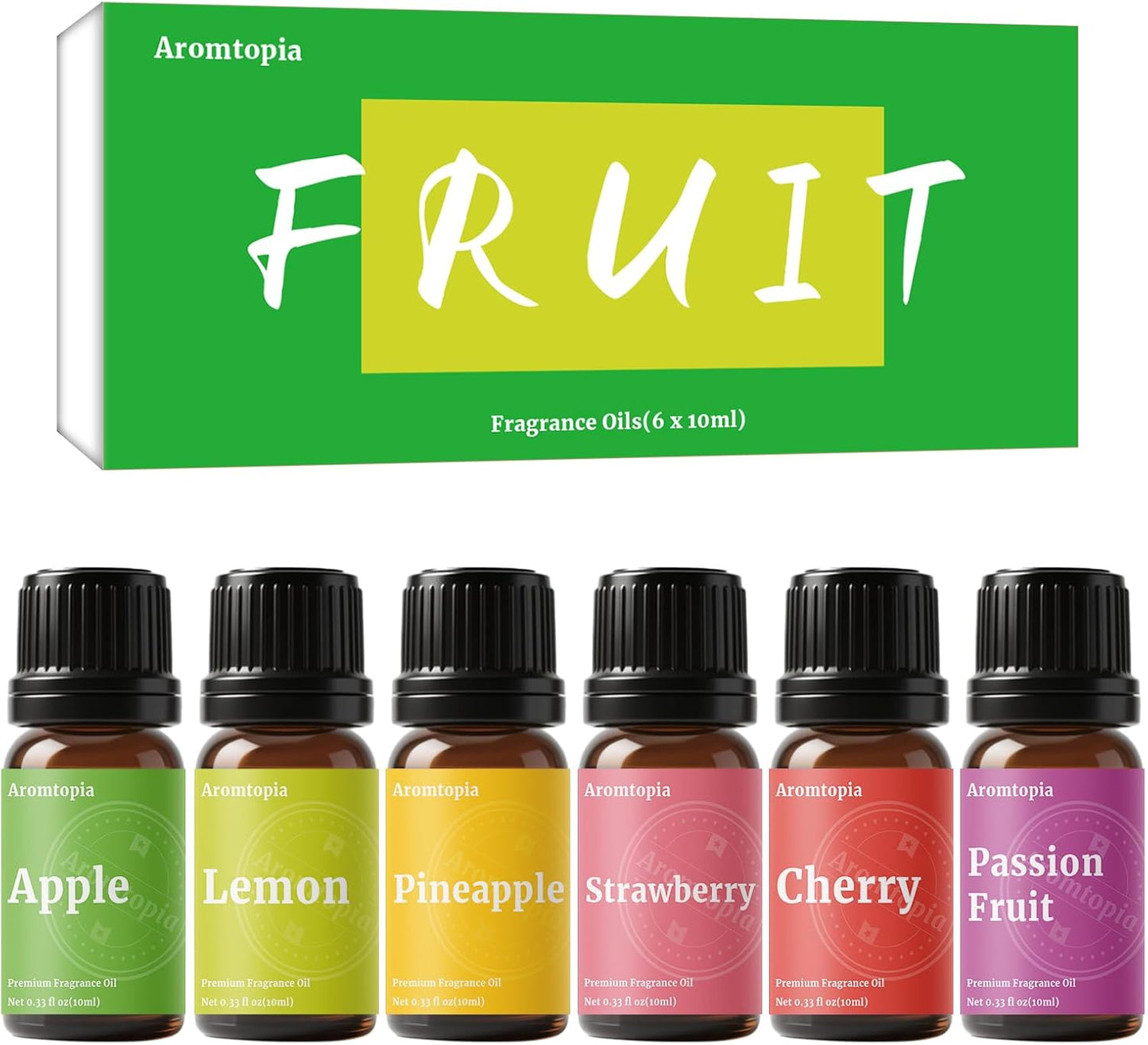 Diffuser Fragrance Oils, Essential Oils for Diffusers for Home, 6x10ml Fresh Home Set, Clean Scents for Candle Soap Making, Dryer Ball, Fresh Linen, Crisp Breeze, Fresh Laundry, Lemon