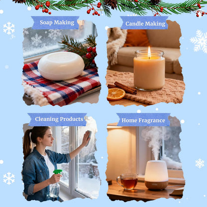 Diffuser Fragrance Oils, Essential Oils for Diffusers for Home, 6x10ml Fresh Home Set, Clean Scents for Candle Soap Making, Dryer Ball, Fresh Linen, Crisp Breeze, Fresh Laundry, Lemon