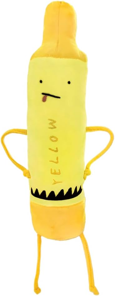 The Day the Crayons Quit Yellow Plush, 12-Inch, based on the books by Drew Daywalt and Oliver Jeffers