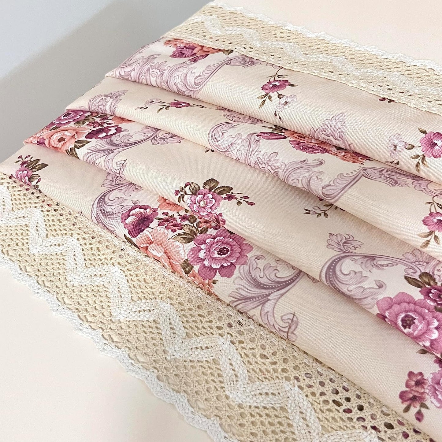 Square Nightstand Tablecloth, Bedside/End Tablecloth - Dustproof, Fits Coffee Table/Printer - Light Yellow, 30 * 30 Inches