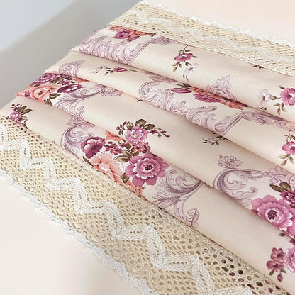 Square Nightstand Tablecloth, Bedside/End Tablecloth - Dustproof, Fits Coffee Table/Printer - Light Yellow, 30 * 30 Inches