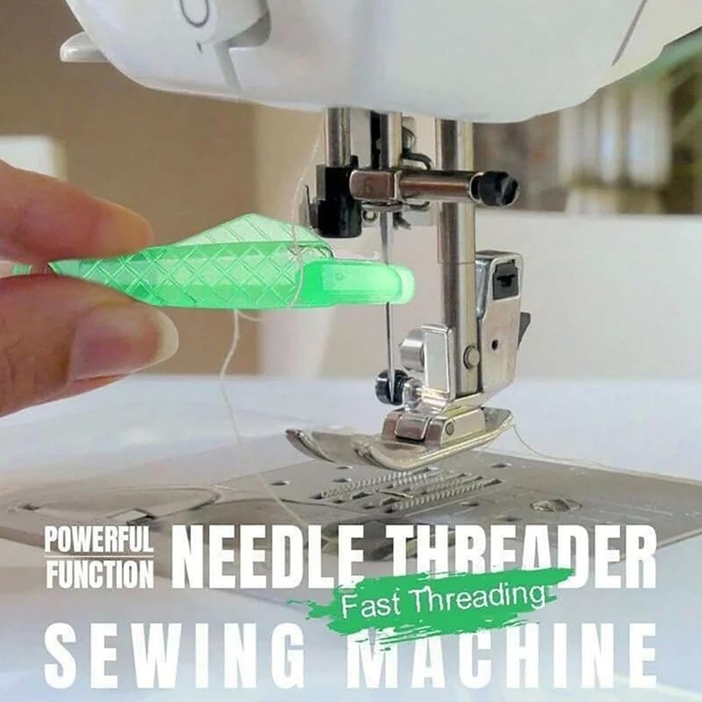10 Pcs Fish Mouth Sewing Machine Needle Threader,2024 New Upgraded Automatic Sewing Needle Threader,Simple Needle Threader Tool,Quick Sewing Machine Cycle Simple Needle Threader Tool (Yellow)