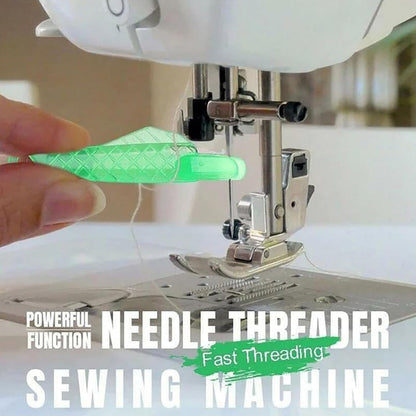 10 Pcs Fish Mouth Sewing Machine Needle Threader,2024 New Upgraded Automatic Sewing Needle Threader,Simple Needle Threader Tool,Quick Sewing Machine Cycle Simple Needle Threader Tool (Yellow)
