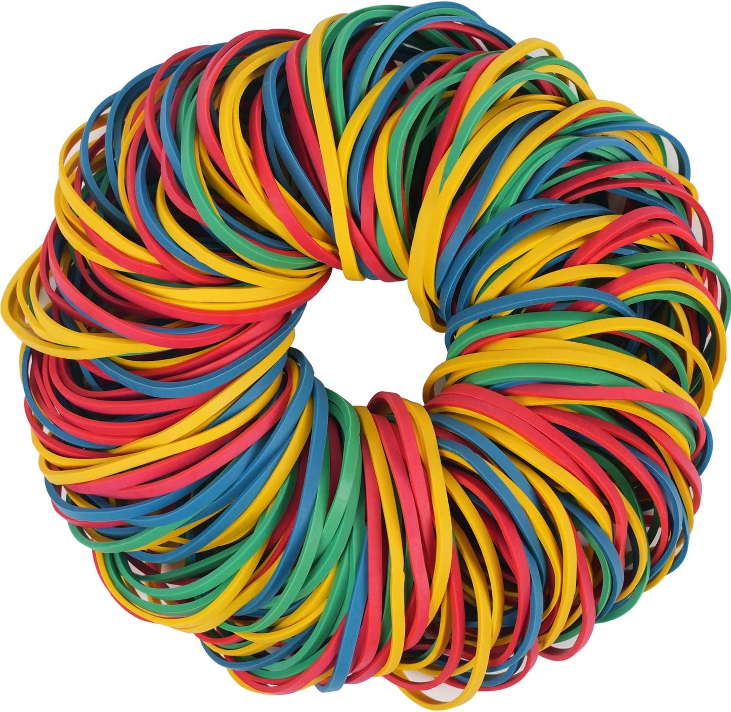 Rubber Bands Size 33 200pcs Wide Rubber Bands for Office Supplies | Small Elastic Band School Home Strong Blue Green Yellow Red