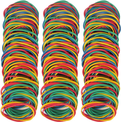 Rubber Bands Size 33 200pcs Wide Rubber Bands for Office Supplies | Small Elastic Band School Home Strong Blue Green Yellow Red