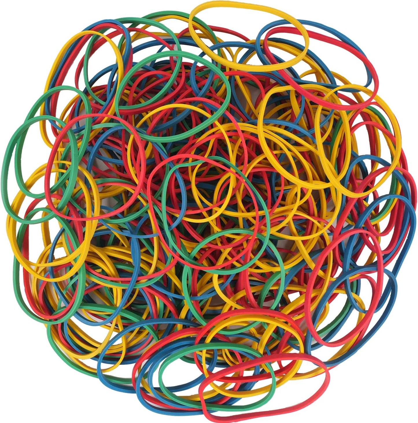 Rubber Bands Size 33 200pcs Wide Rubber Bands for Office Supplies | Small Elastic Band School Home Strong Blue Green Yellow Red