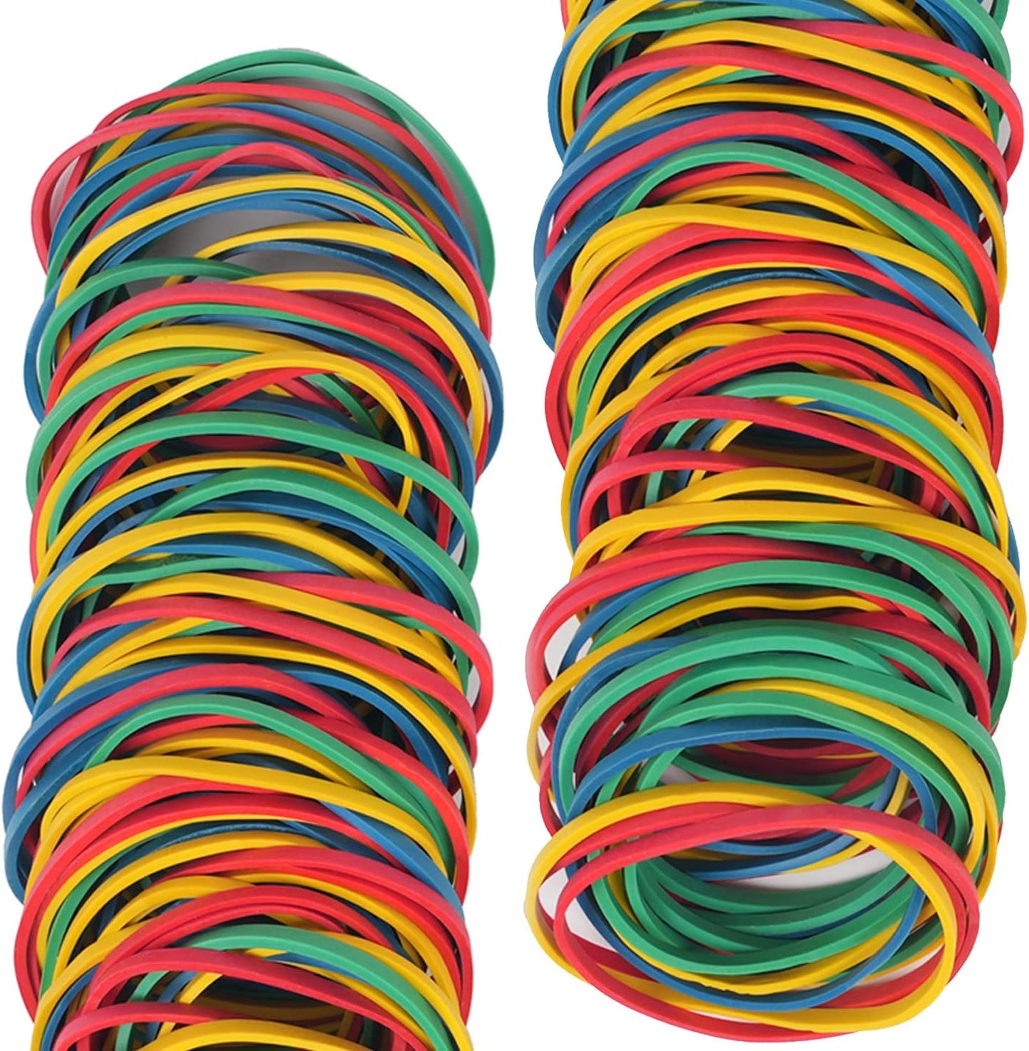 Rubber Bands Size 33 200pcs Wide Rubber Bands for Office Supplies | Small Elastic Band School Home Strong Blue Green Yellow Red