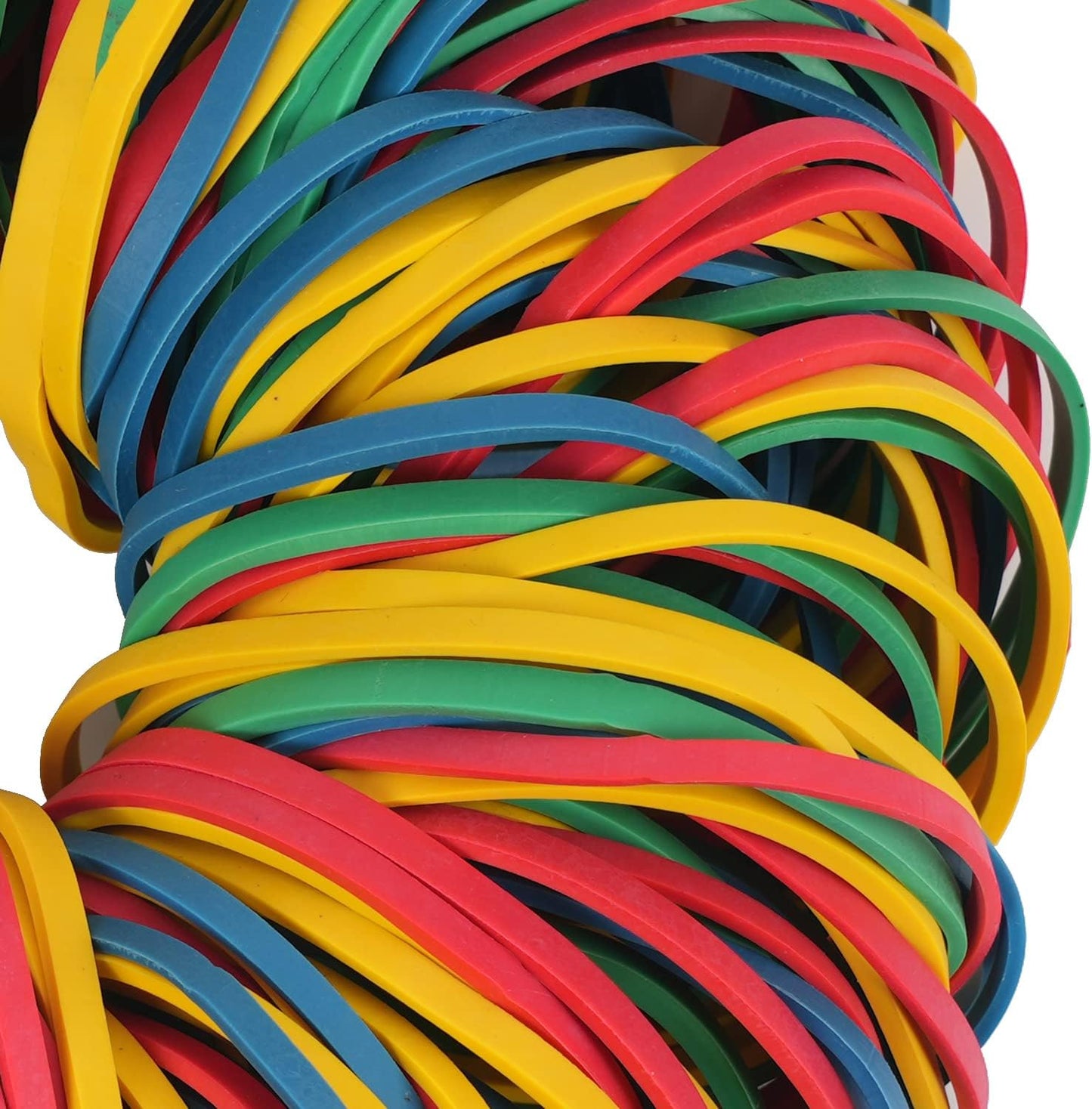 Rubber Bands Size 33 200pcs Wide Rubber Bands for Office Supplies | Small Elastic Band School Home Strong Blue Green Yellow Red