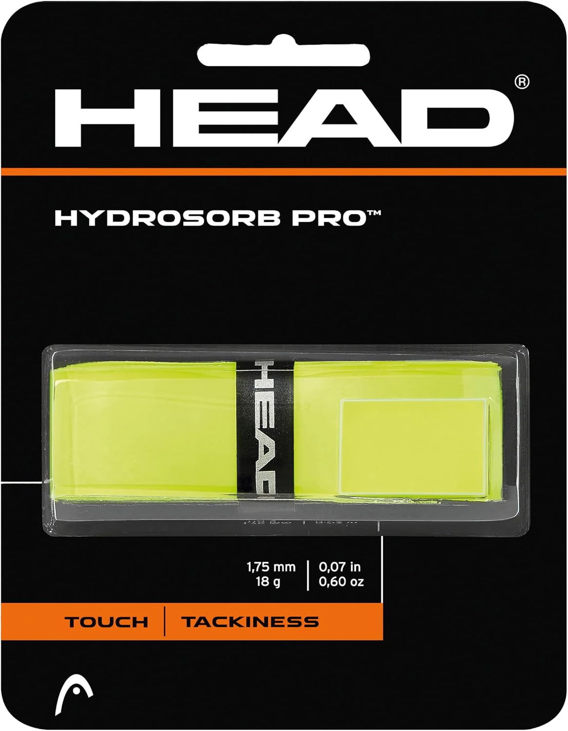 HydroSorb Pro Tennis Racquet Replacement Grip - Yellow
