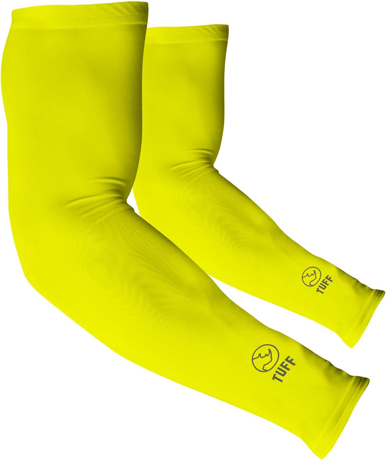 TUFF Compression Cooling Arm Sleeves - UPF 50 Arm Sleeves for Men & Women…