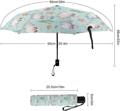 Windproof Rainproof Travel Auto Folding Umbrella Auto Open Close For Women Men, Golf Umbrellas Ergonomic Handle, Rain Wind Parasol For Business, Travels Summer Wedding