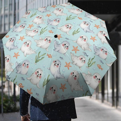 Windproof Rainproof Travel Auto Folding Umbrella Auto Open Close For Women Men, Golf Umbrellas Ergonomic Handle, Rain Wind Parasol For Business, Travels Summer Wedding
