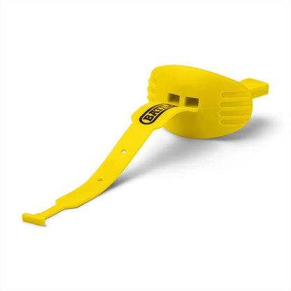 Speed Football Mouthguard with Strap, Neon Yellow | Maximum protection for safe secure fit, Built-in airflow channels, No boiling required, Advanced composite material