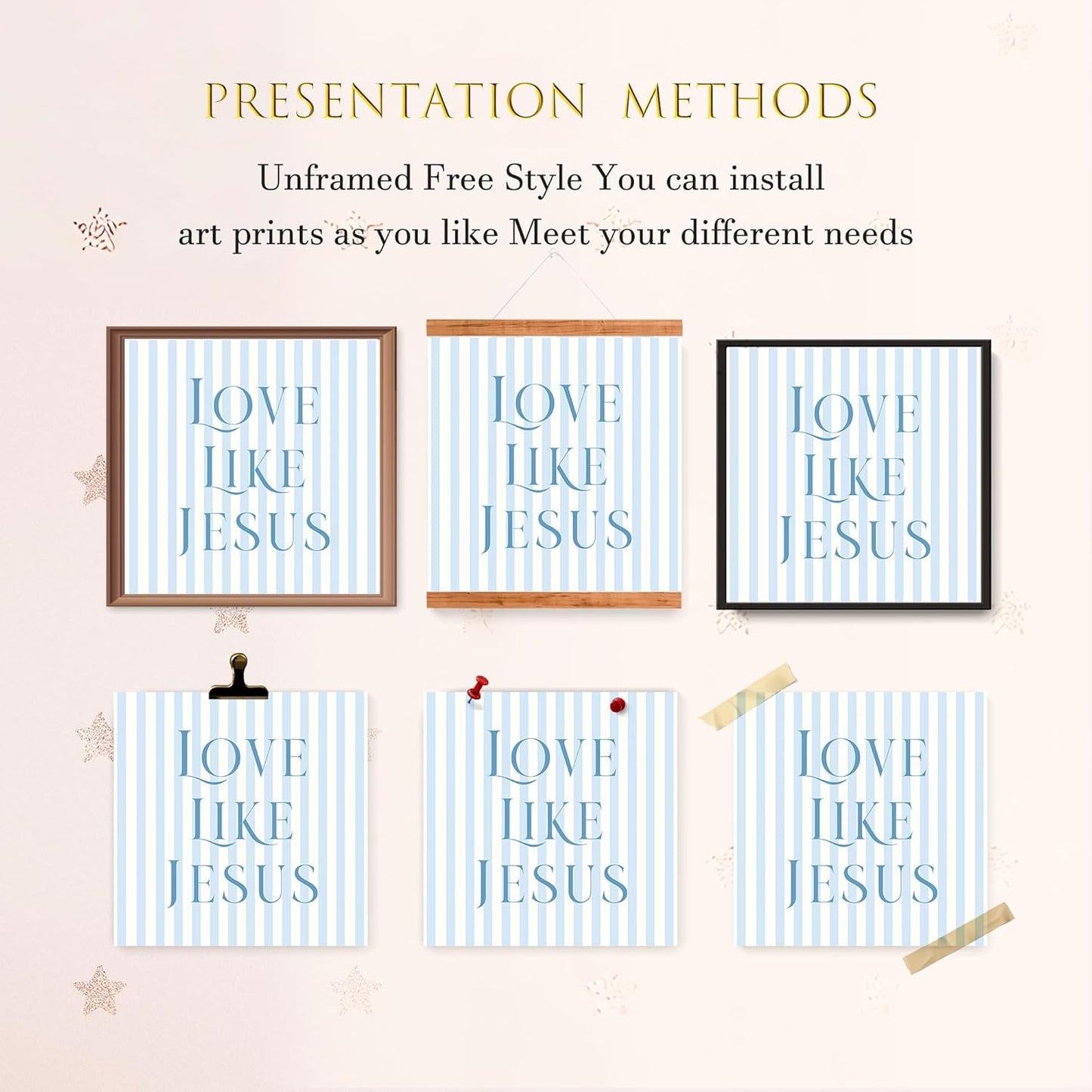 Coquette Yellow Bow Jesus Wall Art Decor Posters, Butter Yellow Bow Christian Room Bedroom Bathroom Dorm Wall Art Decor Aesthetic for College Teen Girls Gifts, Inspirational Bible Verses Bow Wall Decor, 10x8 Inch Set of 4 Bow Pictures(UNFRAMED)
