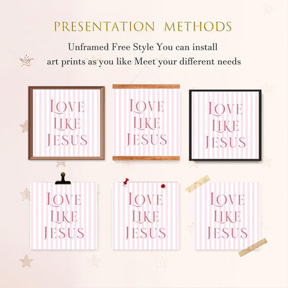Coquette Yellow Bow Jesus Wall Art Decor Posters, Butter Yellow Bow Christian Room Bedroom Bathroom Dorm Wall Art Decor Aesthetic for College Teen Girls Gifts, Inspirational Bible Verses Bow Wall Decor, 10x8 Inch Set of 4 Bow Pictures(UNFRAMED)